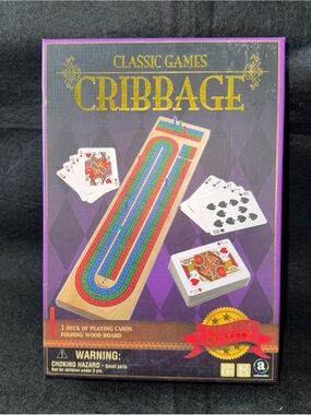 Cribbage Set Classic Board Games Premium Quality Family Card Game New In Box